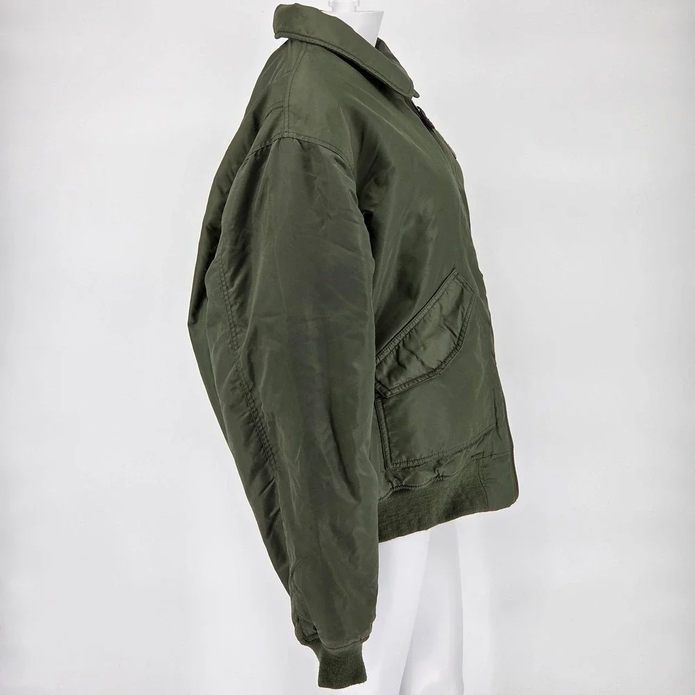 Rothco Green Ultra Force‎ Jacket CWU-45P Mens XL Nylon Pilot Bomber USAF Flight